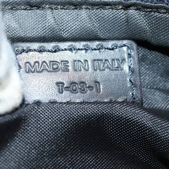 BURBERRY Nova Check Pouch PVC Leather Gray Auth bs14711 - Picture 12 of 16